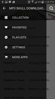 Mp3 Skull Downloader Music android App screenshot 1